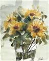 Picture of Yellow Sunflower _GroupedProduct_Rectangle_Portrait_Unframed_Print_Only_