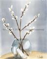 Picture of Cotton Flower In Vase _GroupedProduct_Rectangle_Portrait_Unframed_Print_Only_