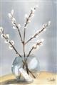 Picture of Cotton Flower In Vase _GroupedProduct_Rectangle_Portrait_Unframed_Print_Only_