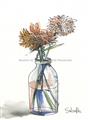 Picture of Flower In Bottle _GroupedProduct_Rectangle_Portrait_Unframed_Print_Only_