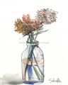 Picture of Flower In Bottle _GroupedProduct_Rectangle_Portrait_Unframed_Print_Only_