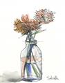 Picture of Flower In Bottle _GroupedProduct_Rectangle_Portrait_Unframed_Print_Only_