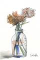 Picture of Flower In Bottle _GroupedProduct_Rectangle_Portrait_Unframed_Print_Only_