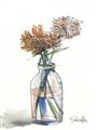Picture of Flower In Bottle _GroupedProduct_Rectangle_Portrait_Unframed_Print_Only_