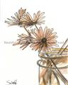 Picture of Linen Daisies _GroupedProduct_Rectangle_Portrait_Unframed_Print_Only_