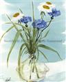 Picture of Street Flower In Bottle Water _GroupedProduct_Rectangle_Portrait_Unframed_Print_Only_