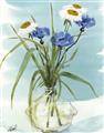 Picture of Street Flower In Bottle Water _GroupedProduct_Rectangle_Portrait_Unframed_Print_Only_