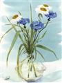 Picture of Street Flower In Bottle Water _GroupedProduct_Rectangle_Portrait_Unframed_Print_Only_
