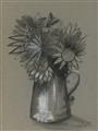 Picture of Charcoal Flower Drawing I _GroupedProduct_Rectangle_Portrait_Unframed_Print_Only_