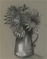 Picture of Charcoal Flower Drawing I _GroupedProduct_Rectangle_Portrait_Unframed_Print_Only_