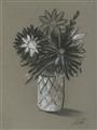 Picture of Charcoal Flower Drawing II _GroupedProduct_Rectangle_Portrait_Unframed_Print_Only_