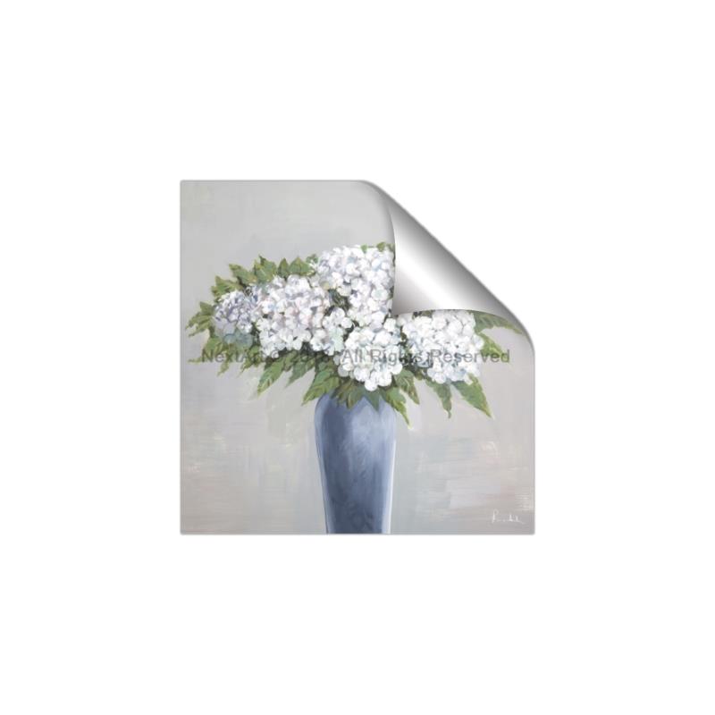 Picture of Flower in blue jar _GroupedProduct_Square_Unframed_Print_Only_