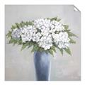 Picture of Flower in blue jar _GroupedProduct_Square_Unframed_Print_Only_