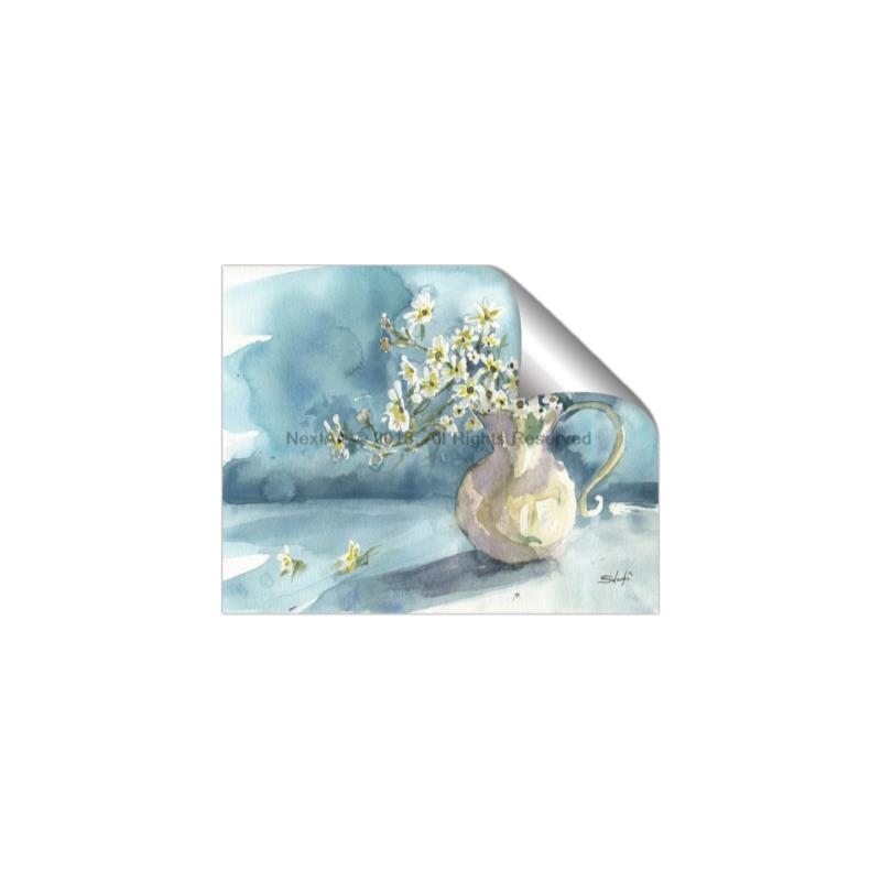 Picture of Small flower In Pot _GroupedProduct_Rectangle_Landscape_Unframed_Print_Only_