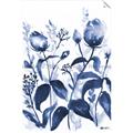 Picture of Blue Flower III _GroupedProduct_Rectangle_Portrait_Unframed_Print_Only_
