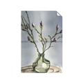 Picture of Cotton Flower In Vase II _GroupedProduct_Rectangle_Portrait_Unframed_Print_Only_