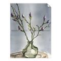 Picture of Cotton Flower In Vase II _GroupedProduct_Rectangle_Portrait_Unframed_Print_Only_
