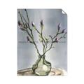Picture of Cotton Flower In Vase II _GroupedProduct_Rectangle_Portrait_Unframed_Print_Only_