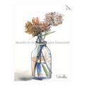 Picture of Flower In Bottle _GroupedProduct_Rectangle_Portrait_Unframed_Print_Only_