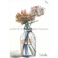 Picture of Flower In Bottle _GroupedProduct_Rectangle_Portrait_Unframed_Print_Only_