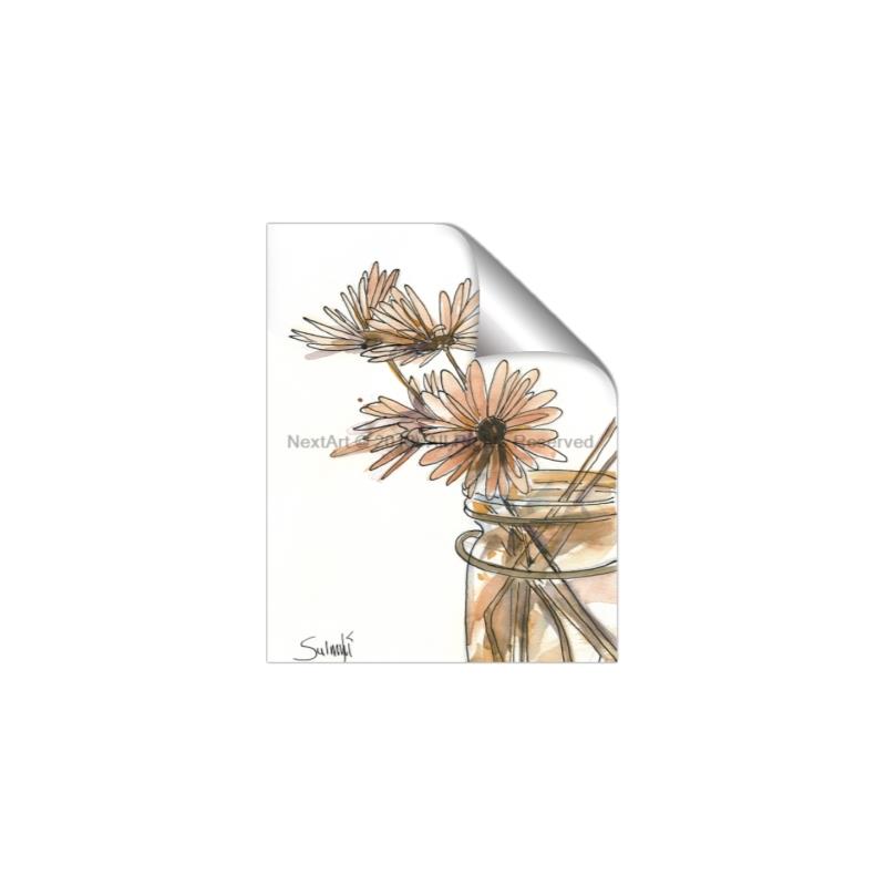 Picture of Linen Daisies _GroupedProduct_Rectangle_Portrait_Unframed_Print_Only_