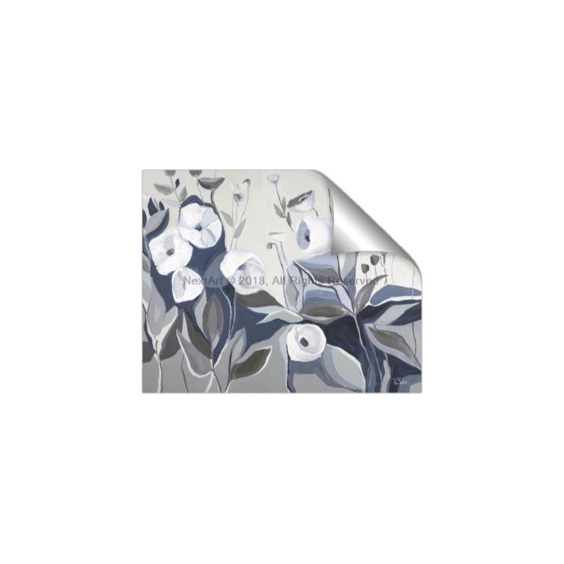 Picture of Modern Blue Floral _GroupedProduct_Rectangle_Landscape_Unframed_Print_Only_