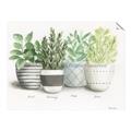 Picture of Pots With Flower _GroupedProduct_Rectangle_Landscape_Unframed_Print_Only_