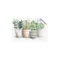 Picture of Pots With Flower I _GroupedProduct_Rectangle_Landscape_Unframed_Print_Only_