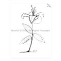 Picture of Single Flower VIII _GroupedProduct_Rectangle_Portrait_Unframed_Print_Only_