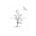 Picture of Single Flower V _GroupedProduct_Rectangle_Portrait_Unframed_Print_Only_