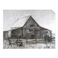 Picture of Gray Wooden Barn _GroupedProduct_Rectangle_Landscape_Unframed_Print_Only_