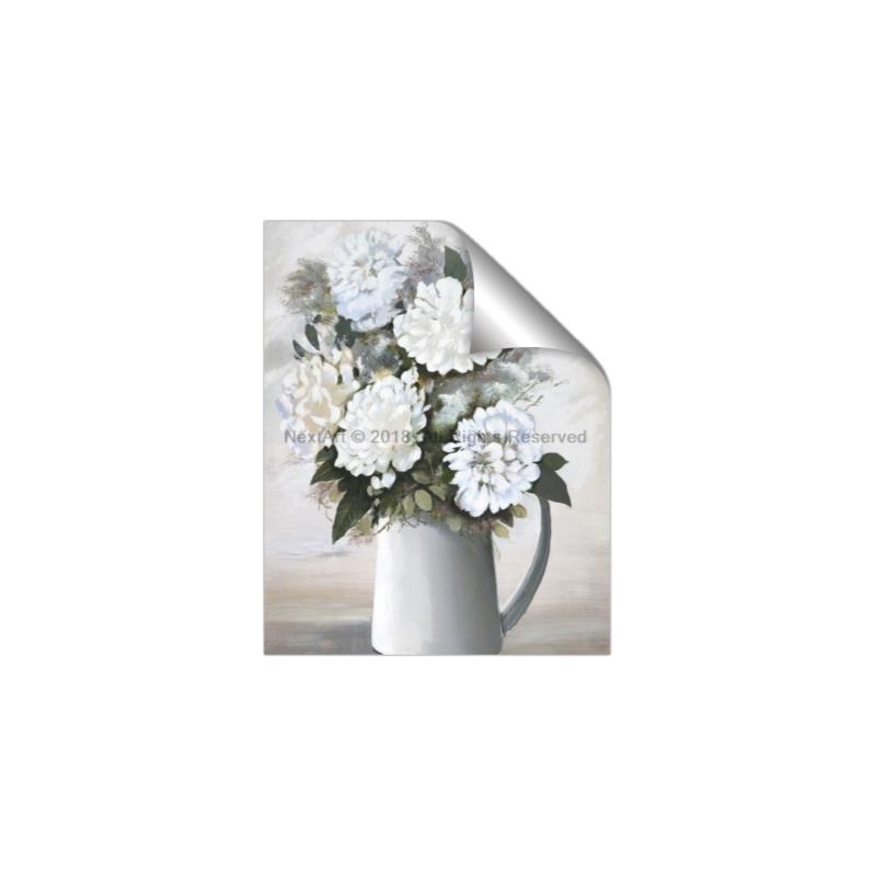 Picture of White Carnation _GroupedProduct_Rectangle_Portrait_Unframed_Print_Only_