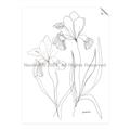 Picture of Stencil Floral Art II _GroupedProduct_Rectangle_Portrait_Unframed_Print_Only_