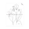 Picture of Stencil Floral Art II _GroupedProduct_Rectangle_Portrait_Unframed_Print_Only_