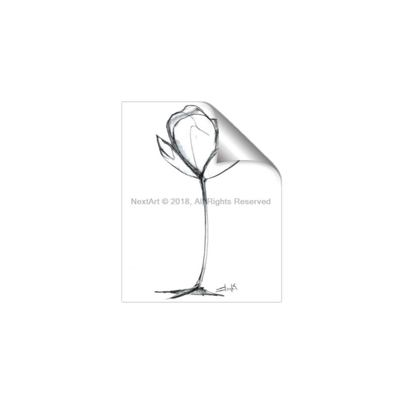 Picture of Single Flower I _GroupedProduct_Rectangle_Portrait_Unframed_Print_Only_