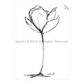 Picture of Single Flower I _GroupedProduct_Rectangle_Portrait_Unframed_Print_Only_