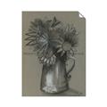 Picture of Charcoal Flower Drawing I _GroupedProduct_Rectangle_Portrait_Unframed_Print_Only_