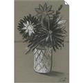 Picture of Charcoal Flower Drawing II _GroupedProduct_Rectangle_Portrait_Unframed_Print_Only_