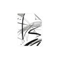 Picture of Black & Silver Lines _GroupedProduct_Rectangle_Portrait_Unframed_Print_Only_