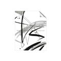 Picture of Black & Silver Lines _GroupedProduct_Rectangle_Portrait_Unframed_Print_Only_