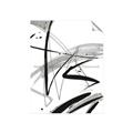 Picture of Black & Silver Lines _GroupedProduct_Rectangle_Portrait_Unframed_Print_Only_