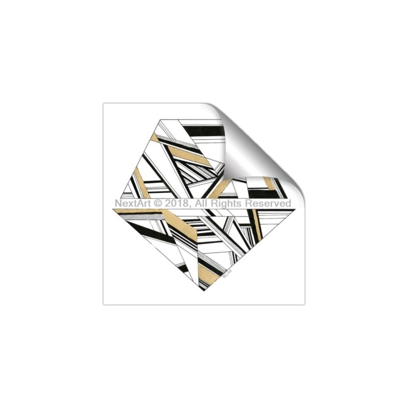 Picture of Diagonal Shape II _GroupedProduct_Square_Unframed_Print_Only_