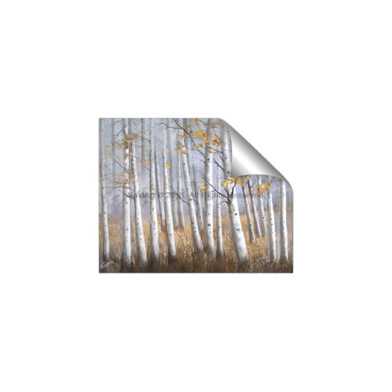Picture of Birch Tree (yellow leaf) _GroupedProduct_Rectangle_Landscape_Unframed_Print_Only_