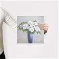 Picture of Flower in blue jar _GroupedProduct_Square_Canvas_