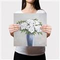 Picture of Flower in blue jar _GroupedProduct_Square_Canvas_