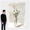 Picture of Dried Flower In Vase _GroupedProduct_Rectangle_Portrait_Canvas_