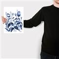 Picture of Blue Flower III _GroupedProduct_Rectangle_Portrait_Canvas_