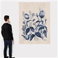 Picture of Blue Flower IV _GroupedProduct_Rectangle_Portrait_Canvas_