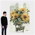 Picture of Yellow Sunflower _GroupedProduct_Rectangle_Portrait_Canvas_