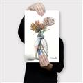 Picture of Flower In Bottle _GroupedProduct_Rectangle_Portrait_Canvas_